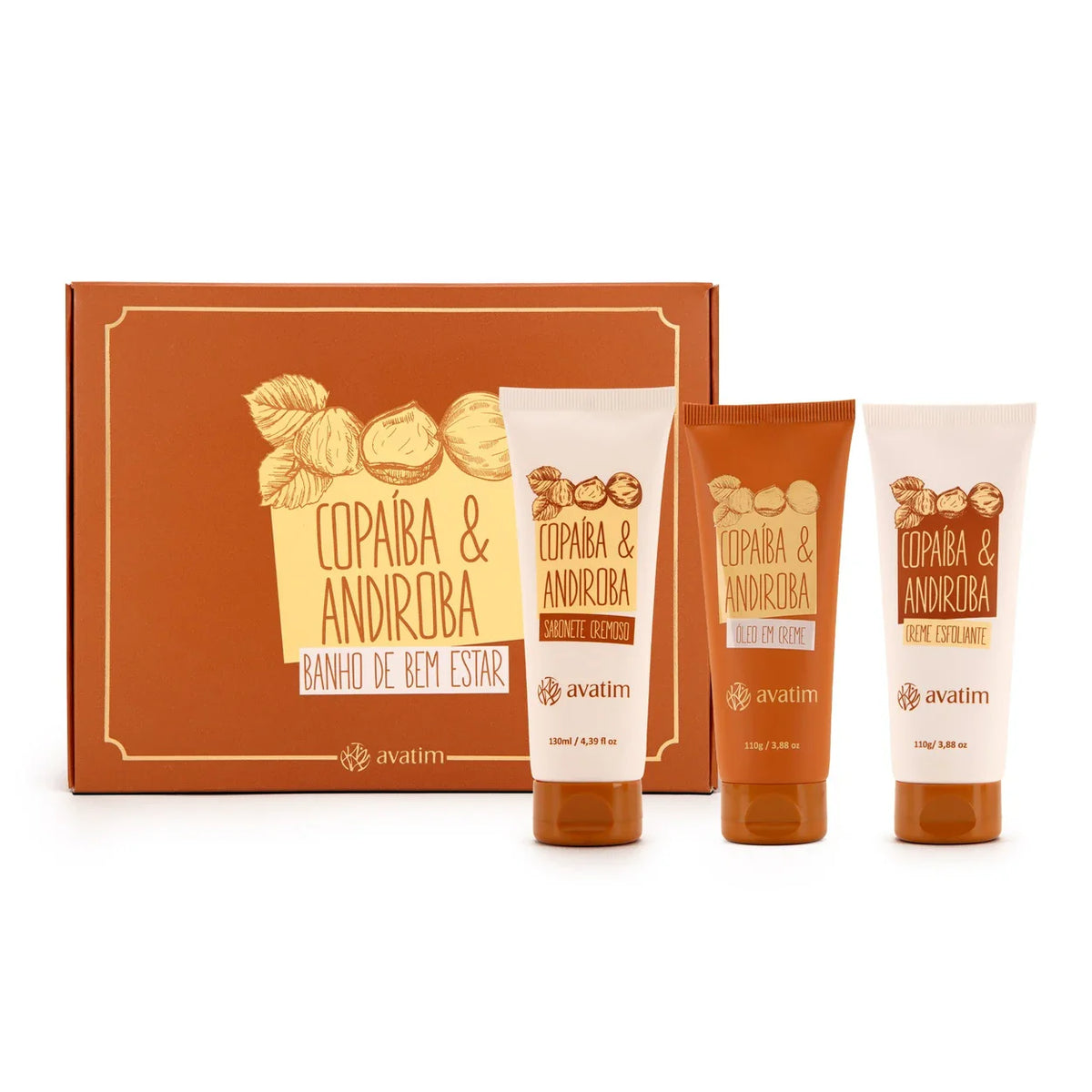 Kit Banho de Bem-Estar Copaíba e Andiroba